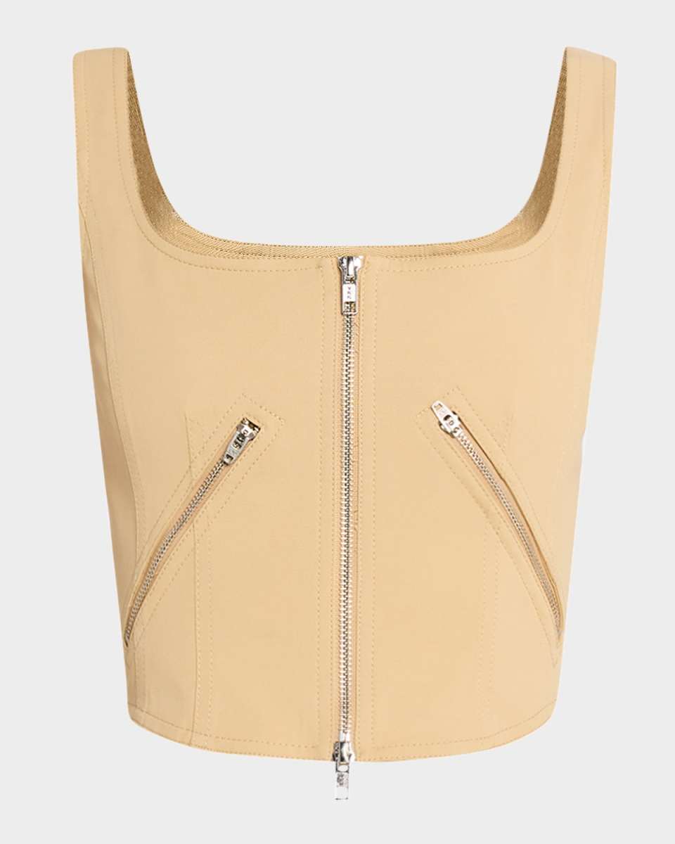 Dea Zip Corset Top